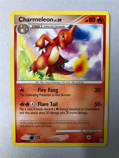 Charmeleon lv.29 46/132 Non Holo Pokemon 2007 NM 